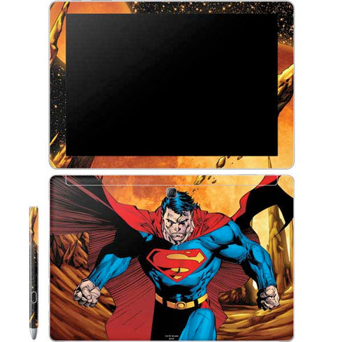 DC Comics Superman Action Pose Art By Jim Lee Galaxy Book 12in Skin