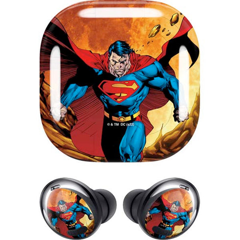 DC Comics Superman Action Pose Art By Jim Lee Galaxy Buds Pro Skin