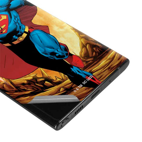 DC Comics Superman Action Pose Art By Jim Lee Galaxy Note 10 Plus Skin