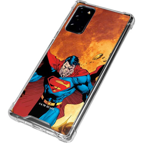 DC Comics Superman Action Pose Art By Jim Lee Galaxy Note20 5G Clear Case
