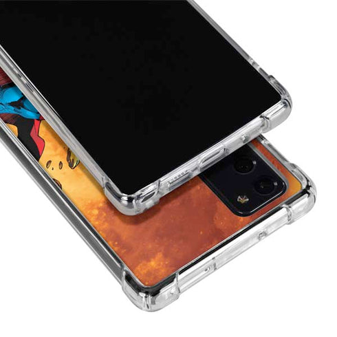 DC Comics Superman Action Pose Art By Jim Lee Galaxy Note20 5G Clear Case