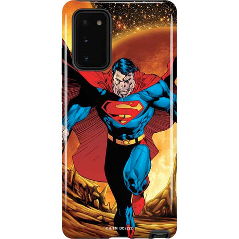 DC Comics Superman Action Pose Art By Jim Lee Galaxy Note20 5G Pro Case