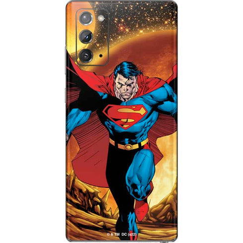 DC Comics Superman Action Pose Art By Jim Lee Galaxy Note20 5G Skin