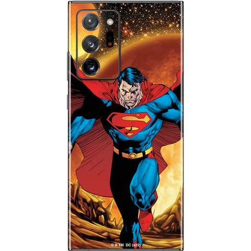 DC Comics Superman Action Pose Art By Jim Lee Galaxy Note20 Ultra 5G Skin