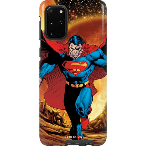 DC Comics Superman Action Pose Art By Jim Lee Galaxy S20 Plus Pro Case