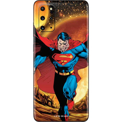 DC Comics Superman Action Pose Art By Jim Lee Galaxy S20 Plus Skin
