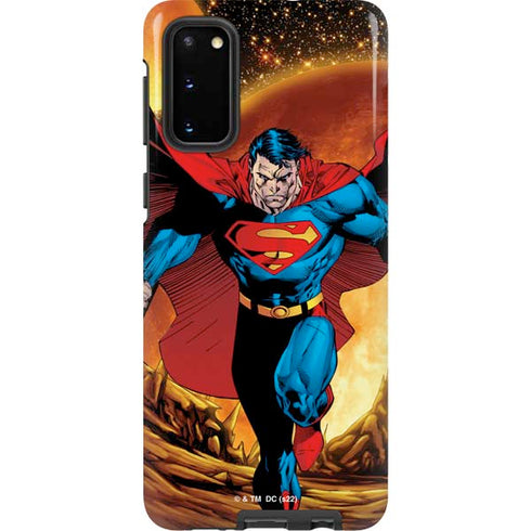 DC Comics Superman Action Pose Art By Jim Lee Galaxy S20 Pro Case
