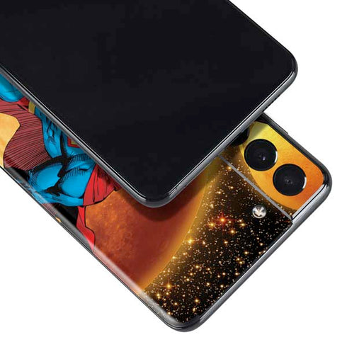 DC Comics Superman Action Pose Art By Jim Lee Galaxy S21 5G Skin