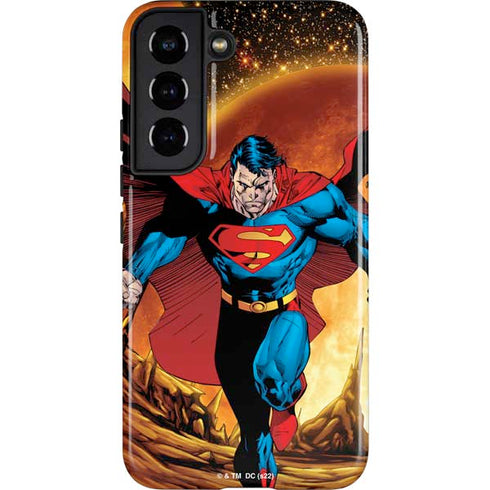 DC Comics Superman Action Pose Art By Jim Lee Galaxy S22 Pro Case