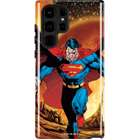 DC Comics Superman Action Pose Art By Jim Lee Galaxy S22 Ultra Pro Case