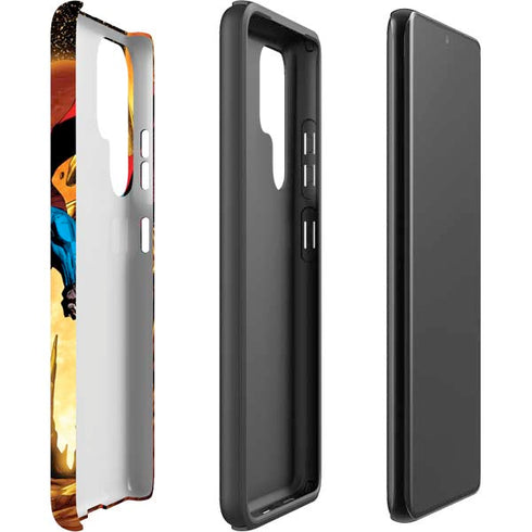 DC Comics Superman Action Pose Art By Jim Lee Galaxy S22 Ultra Pro Case