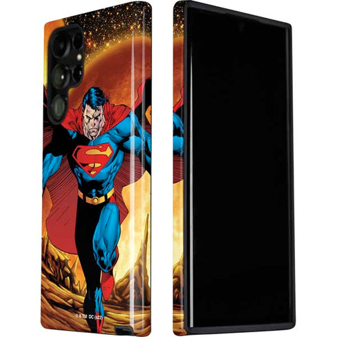 DC Comics Superman Action Pose Art By Jim Lee Galaxy S22 Ultra Pro Case