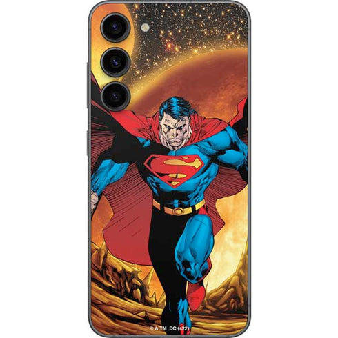 DC Comics Superman Action Pose Art By Jim Lee Galaxy S23 Plus Skin