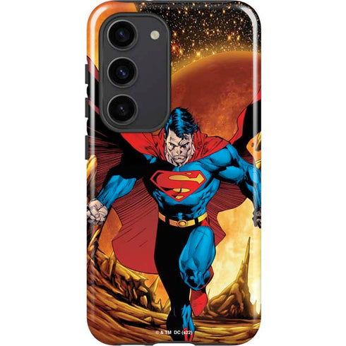 DC Comics Superman Action Pose Art By Jim Lee Galaxy S23 Pro Case