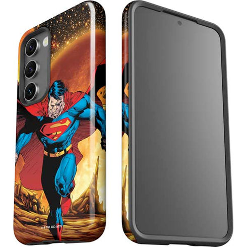 DC Comics Superman Action Pose Art By Jim Lee Galaxy S23 Pro Case
