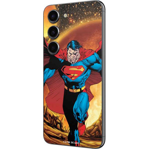 DC Comics Superman Action Pose Art By Jim Lee Galaxy S23 Skin