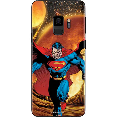 DC Comics Superman Action Pose Art By Jim Lee Galaxy S9 Skin