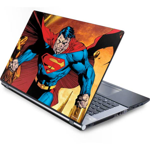 DC Comics Superman Action Pose Art By Jim Lee Generic Laptop Skin
