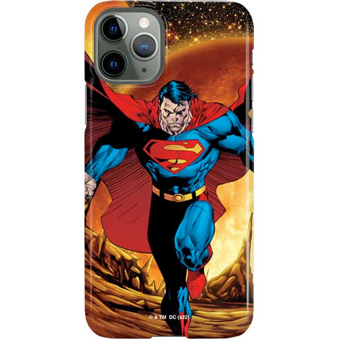 DC Comics Superman Action Pose Art By Jim Lee iPhone 11 Pro Lite Case