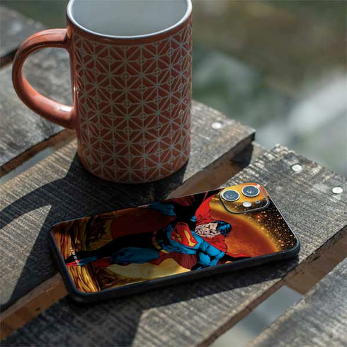 DC Comics Superman Action Pose Art By Jim Lee iPhone 11 Skin
