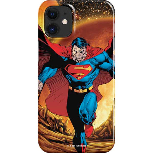 DC Comics Superman Action Pose Art By Jim Lee iPhone 12 Mini Lite Case