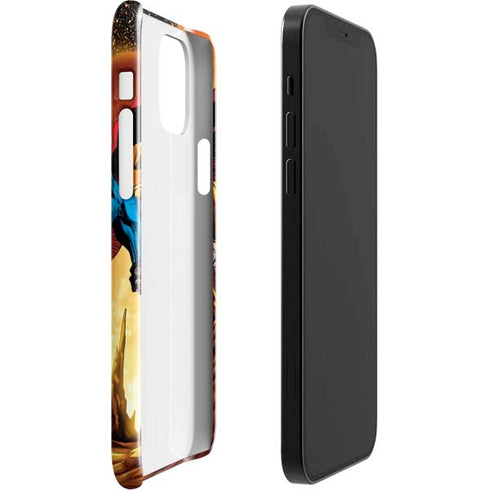 DC Comics Superman Action Pose Art By Jim Lee iPhone 12 Mini Lite Case