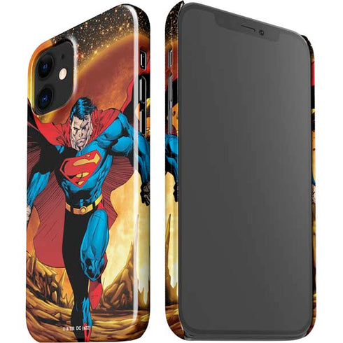 DC Comics Superman Action Pose Art By Jim Lee iPhone 12 Mini Lite Case