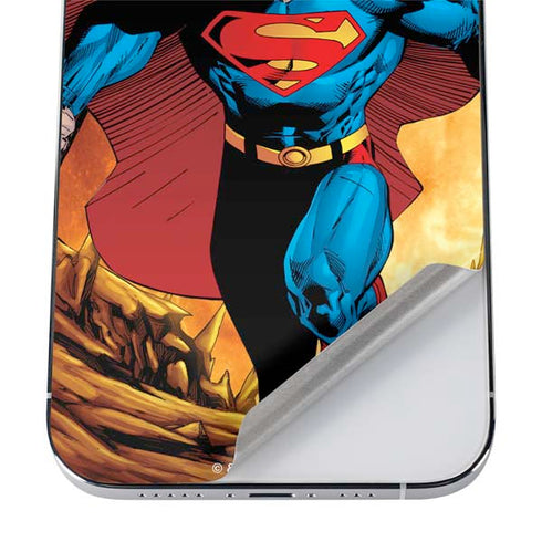 DC Comics Superman Action Pose Art By Jim Lee iPhone 12 Pro Max Skin