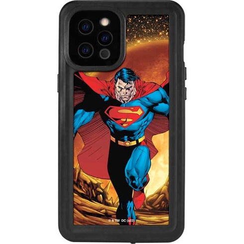 DC Comics Superman Action Pose Art By Jim Lee iPhone 12 Pro Max Waterproof Case