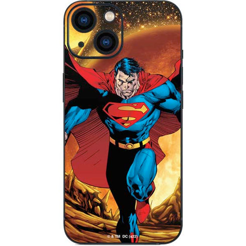 DC Comics Superman Action Pose Art By Jim Lee iPhone 13 Mini Skin