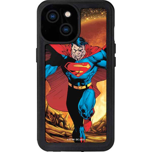 DC Comics Superman Action Pose Art By Jim Lee iPhone 13 Mini Waterproof Case