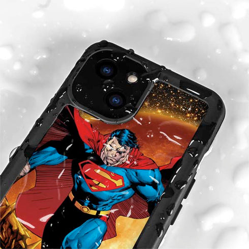 DC Comics Superman Action Pose Art By Jim Lee iPhone 13 Mini Waterproof Case