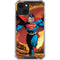 DC Comics Superman Action Pose Art By Jim Lee iPhone 14 Plus Clear Case