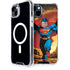DC Comics Superman Action Pose Art By Jim Lee iPhone 14 Plus MagSafe Case