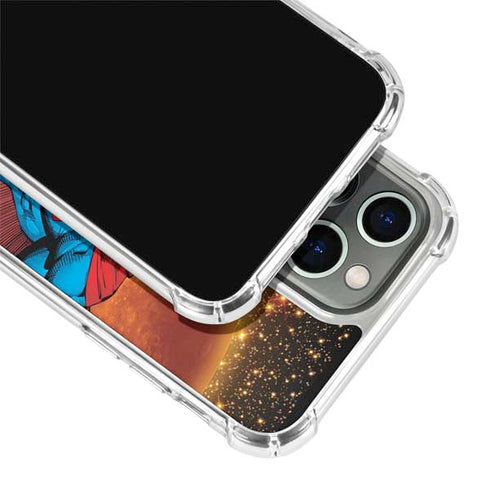 DC Comics Superman Action Pose Art By Jim Lee iPhone 15 Pro Clear Case