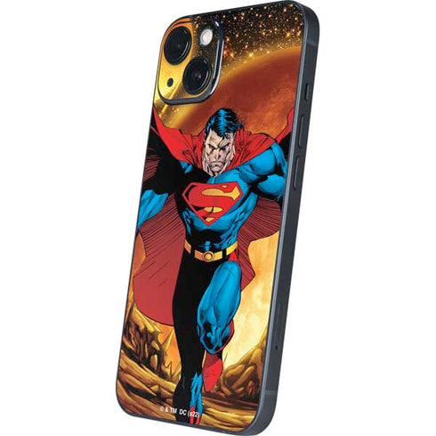 DC Comics Superman Action Pose Art By Jim Lee iPhone 15 Skin