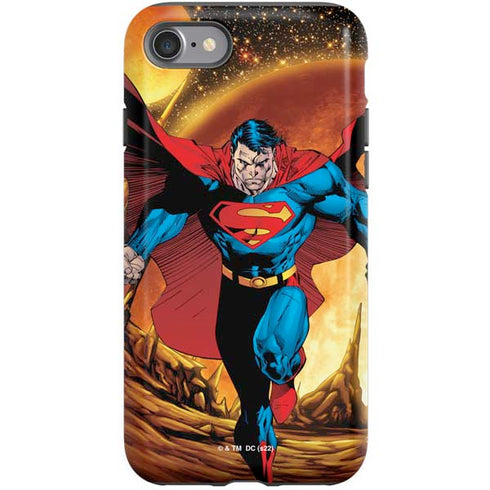 DC Comics Superman Action Pose Art By Jim Lee iPhone SE (2nd & 3rd Gen) Pro Case