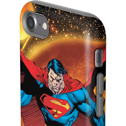 DC Comics Superman Action Pose Art By Jim Lee iPhone SE (2nd & 3rd Gen) Pro Case