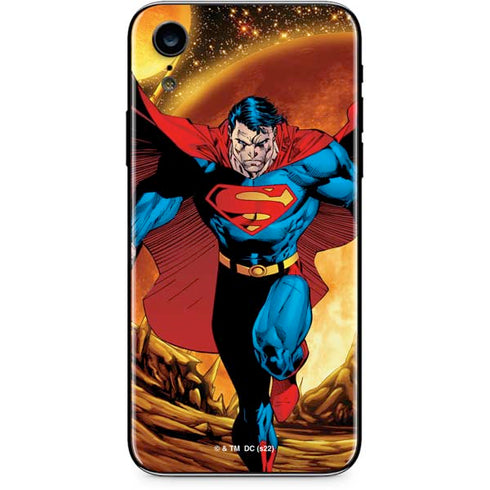 DC Comics Superman Action Pose Art By Jim Lee iPhone XR Skin