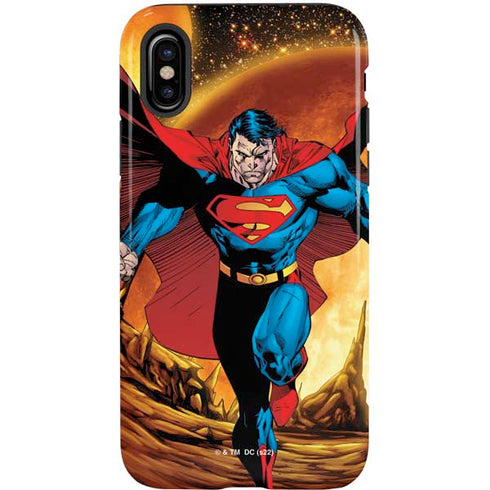 DC Comics Superman Action Pose Art By Jim Lee iPhone XS Pro Case