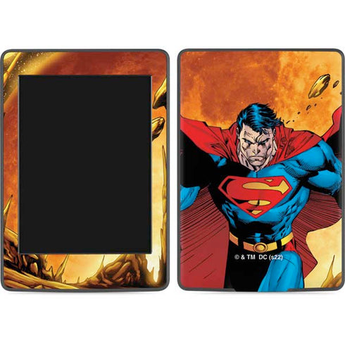 DC Comics Superman Action Pose Art By Jim Lee Amazon Kindle Skin