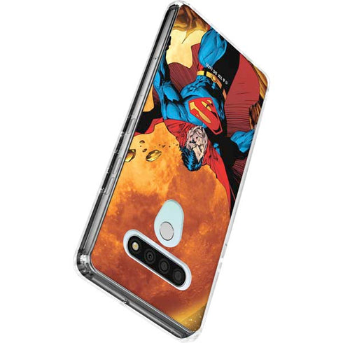 DC Comics Superman Action Pose Art By Jim Lee LG Stylo 6 Clear Case