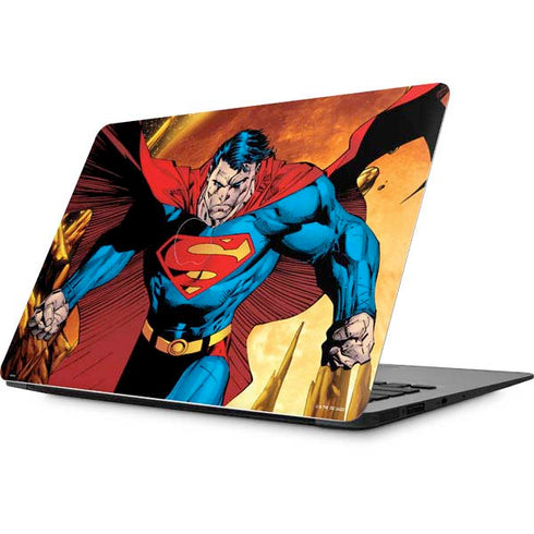 DC Comics Superman Action Pose Art By Jim Lee Apple MacBook Skin