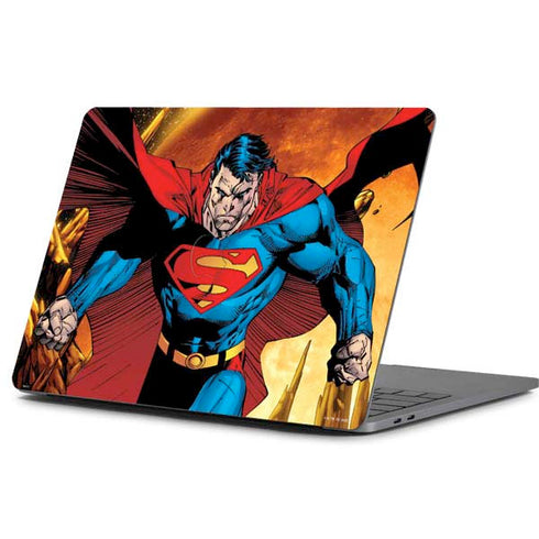 DC Comics Superman Action Pose Art By Jim Lee Apple MacBook Pro 13-inch Skin