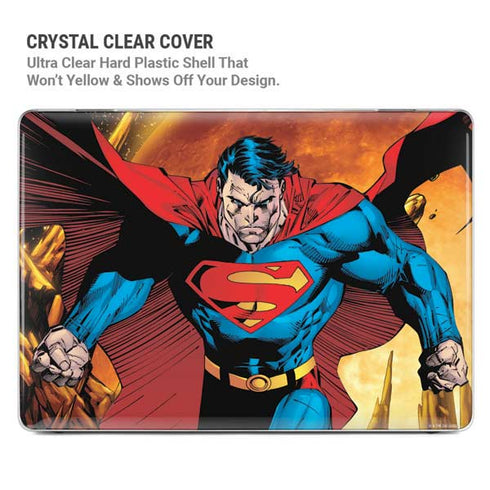 DC Comics Superman Action Pose Art By Jim Lee MacBook Pro 16in (2021-25) Case plus Skin