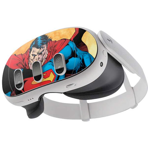 DC Comics Superman Action Pose Art By Jim Lee Meta Quest 3 Skin