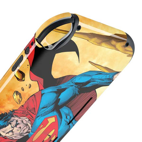 DC Comics Superman Action Pose Art By Jim Lee Nintendo Switch Lite Skin