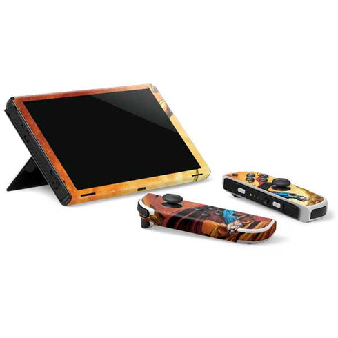 DC Comics Superman Action Pose Art By Jim Lee Nintendo Switch OLED (2021) Skin