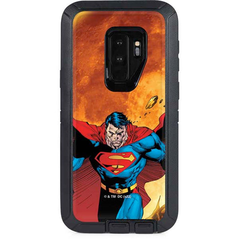 DC Comics Superman Action Pose Art By Jim Lee Otterbox Defender Galaxy Skin