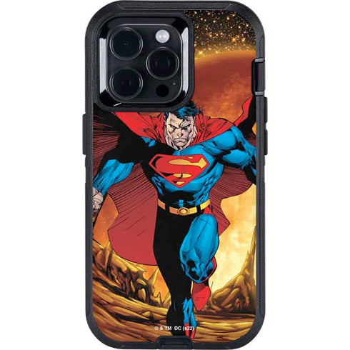 DC Comics Superman Action Pose Art By Jim Lee Otterbox Defender iPhone Skin